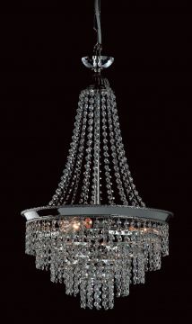 Empire Style Strass Lead Crystal Chandelier- various finishes ID Large View