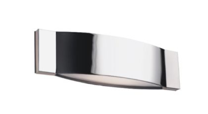 Chrome Wall Uplighter with Diffuser and Optional Colour Inserts - DISCONTINUED Large View