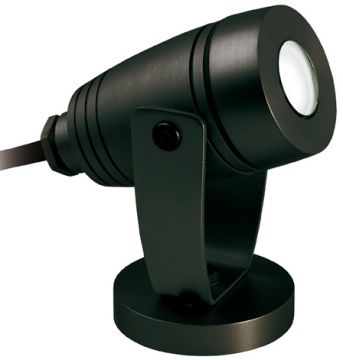 An Adjustable Black Waterproof LED Spotlight with spike ID Large View