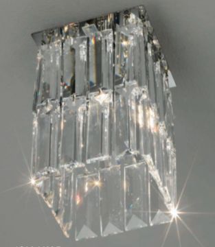 An Elegant Square Swarovski© Crystal Ceiling Light ID Large View