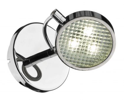 Adjustable Single Head LED Spotlight in Polished Chrome - DISCONTINUED Large View