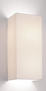 A Rectangular White Fabric Wall Up and Down Light ID Large View