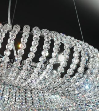 A Stunning Strass Swarovski Ceiling Chandelier ID Large View