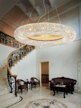 A Stunning Strass Swarovski Ceiling Chandelier ID Large View