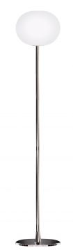 FLOS GLO-BALL F2 - Floor Stand with Frosted Glass Shade ID Large View