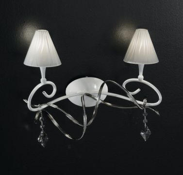 A Stunning Double Arm Italian Wall Light - Colour Options ID Large View