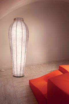 FLOS CHRYSALIS - Cocoon Style Floor Lamp -Ceiling Pattern iD Large View