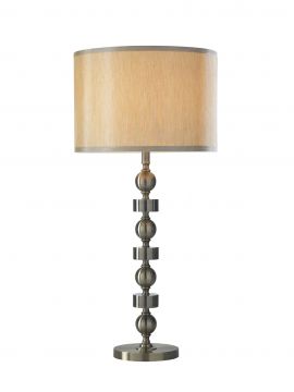 A Modern Table Lamp Complete with Shade - Colour Options - DISCONTINUED Large View