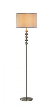 A Modern Floor Lamp Complete with Shade - Colour Options - DISCONTINUED Large View
