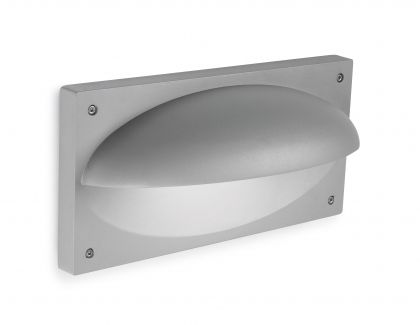 An Ultra-Modern Flush Outdoor Wall Light - Colour Options -DISCONTINUED Large View