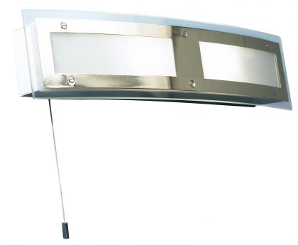 An Over-Mirror IP21 Wall Light with Shaver Socket - DISCONTINUED Large View
