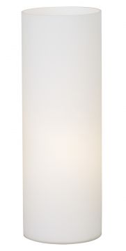 A Simple Cylindrical Opal Glass Table Lamp ID Large View