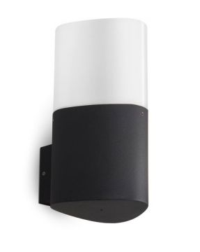 A Modern External Wall Light with Urban Grey Finish - DISCONTINUED Large View