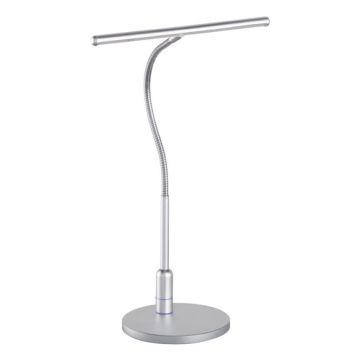 A Fully Adjustable LED Desk Lamp in Matt Silver ID Large View