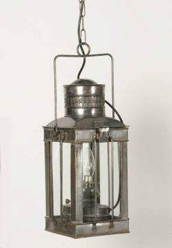 A Traditional Handmade Cargo Lantern with Antique Finish ID Large View