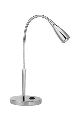 A Fully Adjustable LED Desk Lamp in Polished Chrome ID  Large View