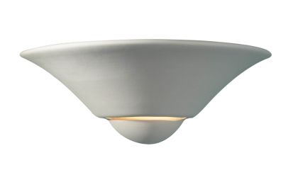 An Uplighter Wall Light in Unglazed Ceramic ID Large View