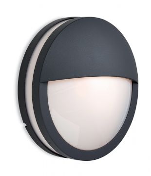 Die-Cast Exterior Wall Light in Graphite ID Large View