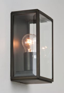 A Simple Outdoor Box Lantern - Bronze ID Large View