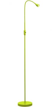 A Floor-Standing LED Reading Light - Green ID Large View