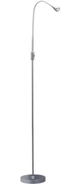 A Floor-Standing LED Reading Light - Chrome ID Large View
