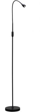 A Floor-Standing LED Reading Light - Black ID Large View
