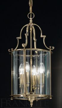 Bronze Lantern with Bevelled Edge Glass ø31.5cm ID  Large View