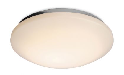 Flush Ceiling Light with Chrome Trim- 850 Lumen LED ID Large View
