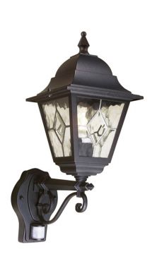 A Traditional Exterior Wall Light with PIR Sensor ID Large View