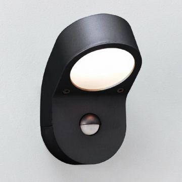 An Exterior Wall Light in Black with PIR Sensor - DISCONTINUED Large View