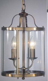 Italian lantern ø24cm finished in antique brass ID Large View