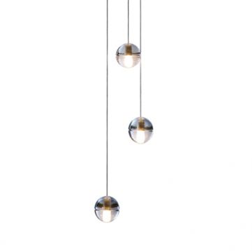 BOCCI 14.3 Three Suspended Pendant Ceiling Fixture ID Large View