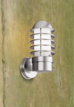 Stainless Steel Outdoor Wall Light IP 44 Rated ID Large View