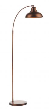 Antique Copper Traditional Arc Floor Lamp - DISCONTINUED Large View