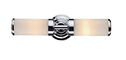 Double Wall Bracket in Polished Chrome. IP44 rated. ID Large View