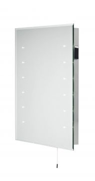 Medium Mirror complete with Led and Shaver Socket IP44 ID Large View