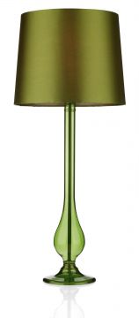 Sage Green Table Lamp complete with Shade ID Large View