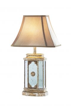 Medium Antique Gold Table Lamp including Shade - DISCONTINUED Large View