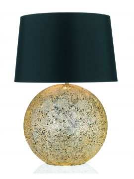 Ball Table Lamp complete with Black Shade - DISCONTINUED Large View