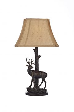 Deer Table Lamp complete with Shade ID Large View