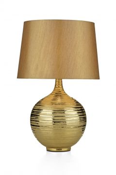 Large Table Lamp complete with Gold Shade - DISCONTINUED Large View