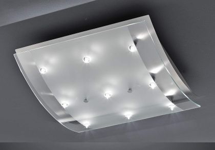 Grossmann Arcus+ 76 727 063 Satin Silver Ceiling Light - Discontinued Large View