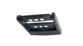 Adjustable LED Exterior Wall Light Graphite 6x3W ID Large View