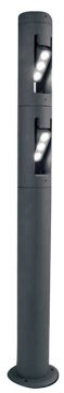Modern LED Graphite Exterior Post 110cm ID Large View