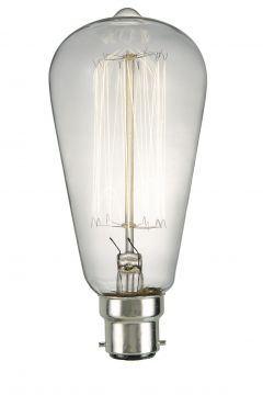 Decorative Filament Lamp 40W BC Fitting - DISCONTINUED Large View