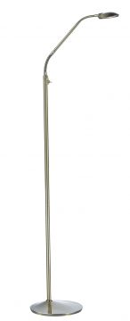 Antique Brass LED Adjustable Floor Lamp ID Large View