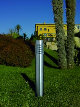 Modern Stainless Steel 90cm Outdoor Post Light - DISCONTINUED Large View