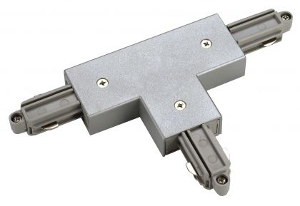 T Connector for the CIRCUIT Track System in Silver Grey ID Large View