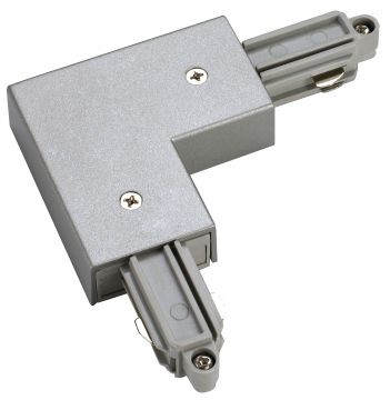 L Connector for the CIRCUIT Track System in Silver Grey ID Large View