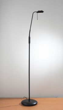 Halogen Floor Lamp with Flexible Head Finished in Black - DISCONTINUED Large View